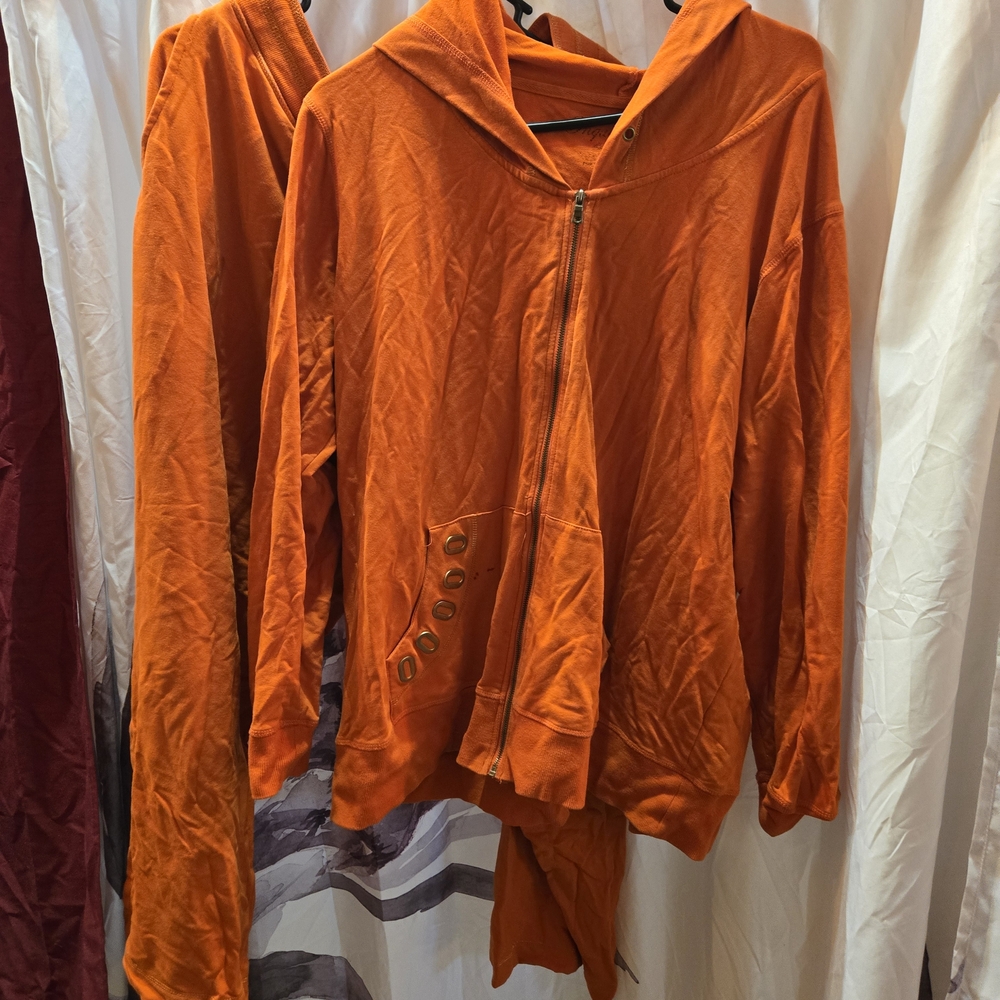 Onque Woman Bold Orange Utility Jacket
